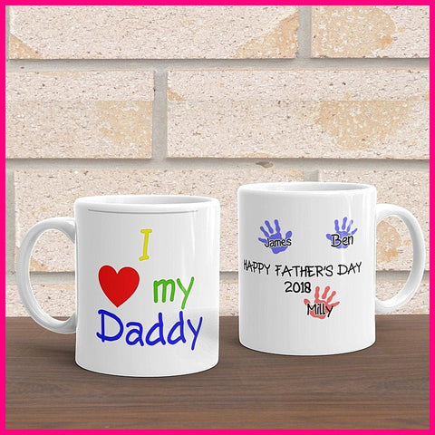 I Love My Daddy Coffee Mug